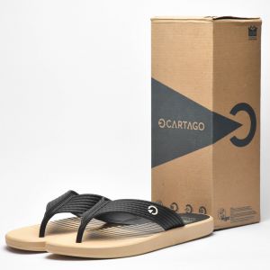 CARTAGO MONTREAL THONG AD BEIGE/BLACK/GREEN