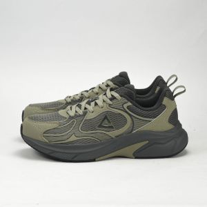 PEAK TRAINING RUNNING SHOES-ASPHALT GREEN/MAGNETIC GREY