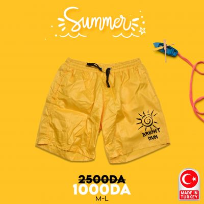 SHORT JAUNE BRIGHT SUN 