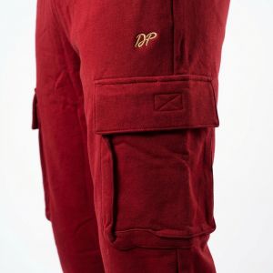 DEPART JOGGING CARGO SLIM HOMME BORDEAU