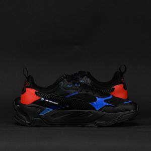 PUMA BMW MMS TRINITY  BLACK PRO-BLUE POP RED