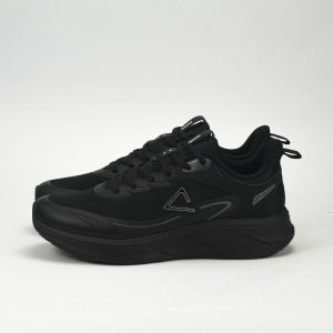 PEAK TRAINING RUNNING SHOES-ALL BLACK