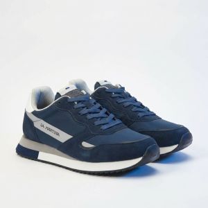 La Martina Low Sneakers Blue Leather