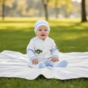 BABY PILLOT BLANC BLEUE A