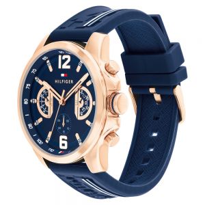 Montre Tommy Hilfiger Silicone Navy Dial Multi-function
