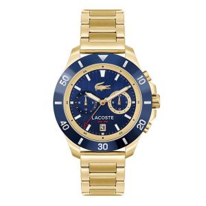 MONTRE Lacoste Gold Steel Navy Dial Multi-function Men\'s Watch