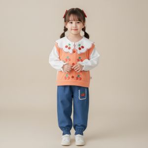 ENSEMBLE 2 pcs Orange cerise