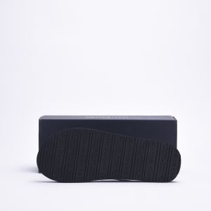 STRIPES FLIP FLOP BLACK