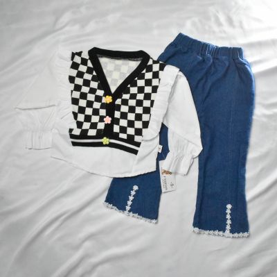 ENSEMBLE 2 PCS NOIR ET BLANC