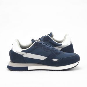 La Martina Low Sneakers Blue Leather