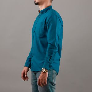 CHEMISE Bleu Pétrole