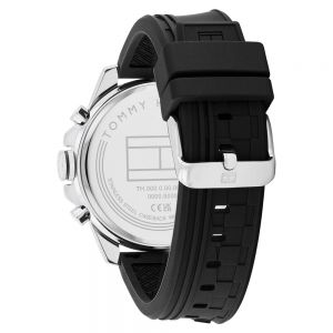 Montre Tommy Hilfiger Black Silicone Multi-function