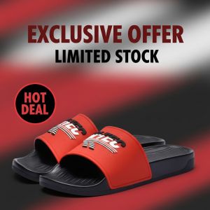 HERITAGE SLIDE BLACK RED