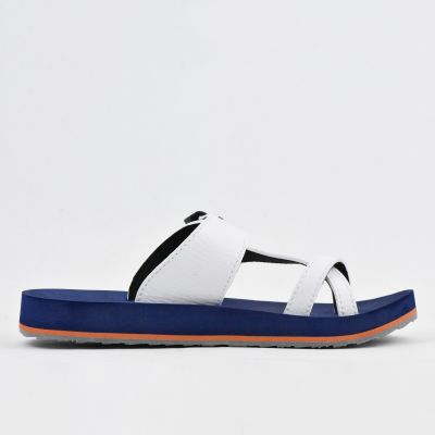 CLAQUETTE AA51M WHITE-NAVY BLUE KITO
