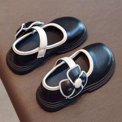 Chaussures plates Mary Jane Noir