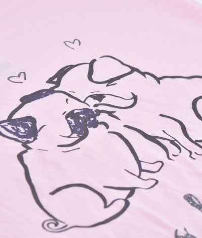PYJAMA PUGS LOVE HUGS ROSE 