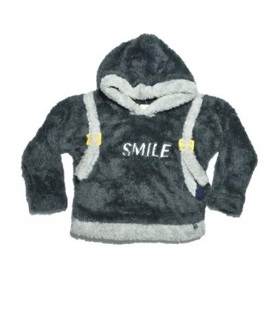 pyjama fourrure- NOIR - motife smile