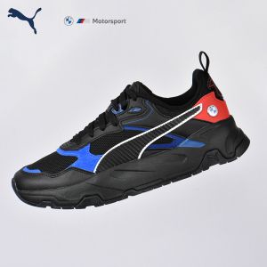 PUMA BMW MMS TRINITY  BLACK PRO-BLUE POP RED