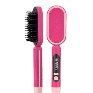 ENZO PROFESSIONAL Peigne Pour Cheveux Chauffante Lissante Pro 988F°