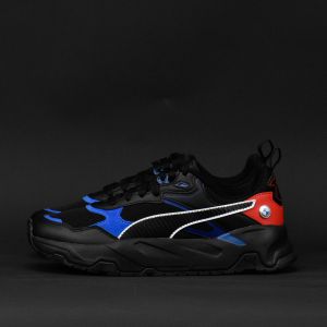 PUMA BMW MMS TRINITY  BLACK PRO-BLUE POP RED