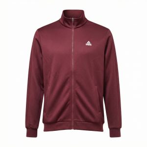 PEAK Knitted Tracksuit-Burgundy