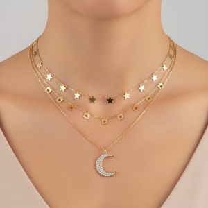 Collier double chaîne n°37