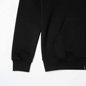 Sweat à capuche zippé homme NOIR