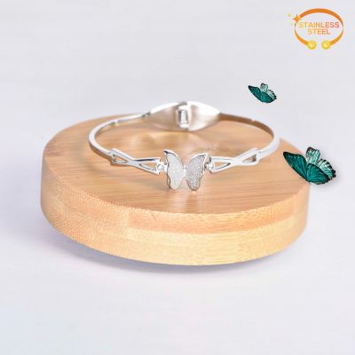 BRACELET PAPILLION À DEUX DIAMANTS