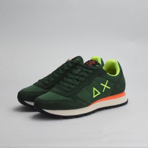 BASKET SUN68 TOM FLUO-37-VERDE SCURO