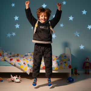 pyjama fourrure - motife smile 