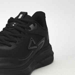 PEAK TRAINING RUNNING SHOES-ALL BLACK