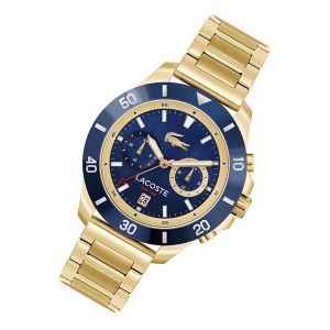 MONTRE Lacoste Gold Steel Navy Dial Multi-function Men\'s Watch