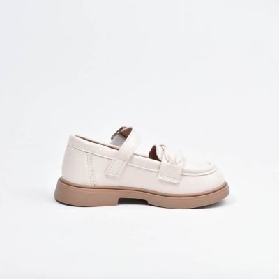 Chaussure Bande de nœuds Beige
