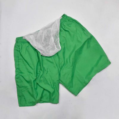 SHORT VERT LACETS ROSE 