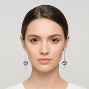 boucle d'oreille pendantes rond move