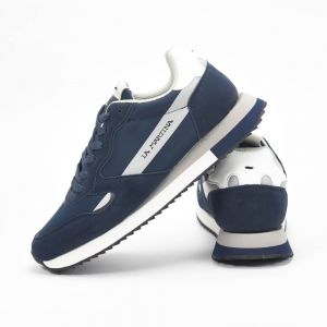 La Martina Low Sneakers Blue Leather
