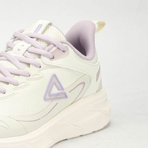 PEAK TRAINING RUNNING SHOES-WHITE/PURPLE