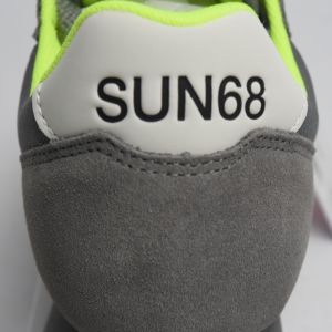 BASKET SUN68 JAKI FLUO 34 GRIGIO MEDIO